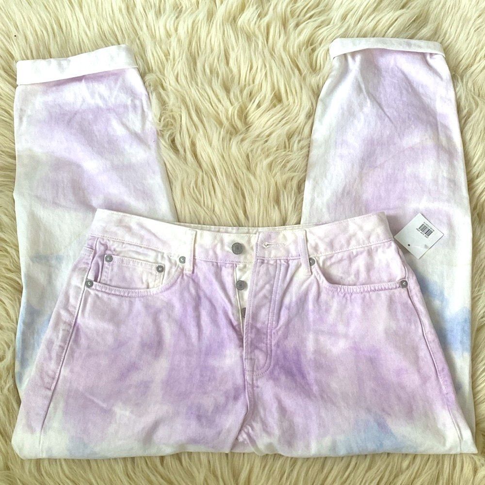 Topman Nordstrom relaxed multicolored jeans sz W32 /L32 Romantic Beach Vacation - Picture 4 of 13